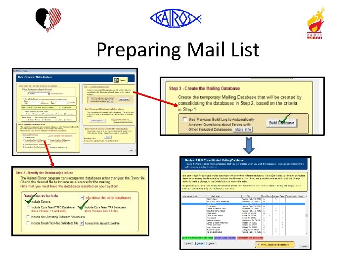 Preparing Mail List 