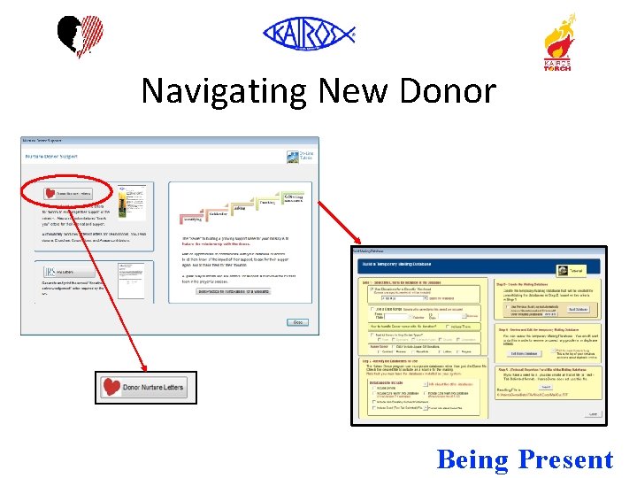 Navigating New Donor Being Present 