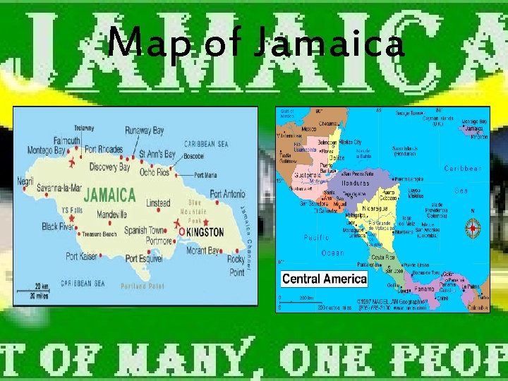 Map of Jamaica 
