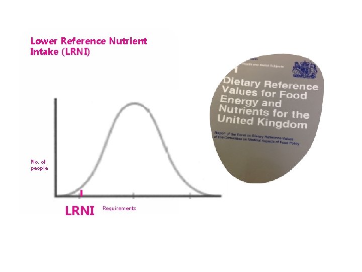 Lower Reference Nutrient Intake (LRNI) No. of people LRNI Requirements 