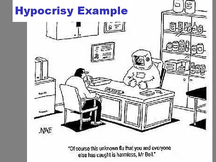 Hypocrisy Example 