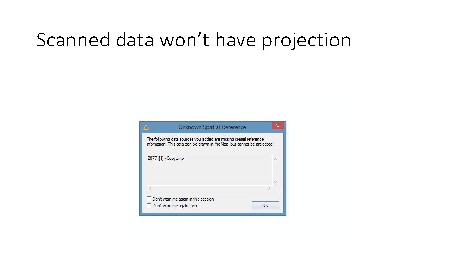 Rubber Sheeting Get data bmp scan map plus