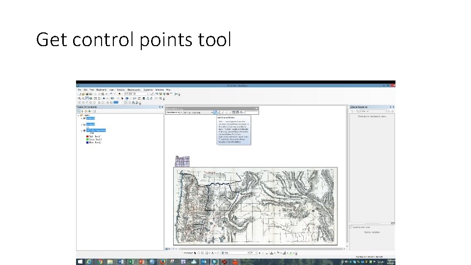 Rubber Sheeting Get data bmp scan map plus