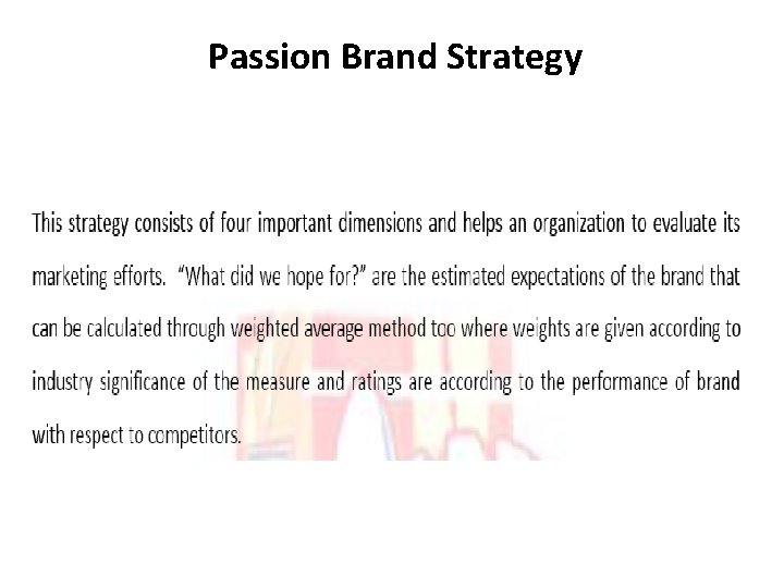 Passion Brand Strategy 