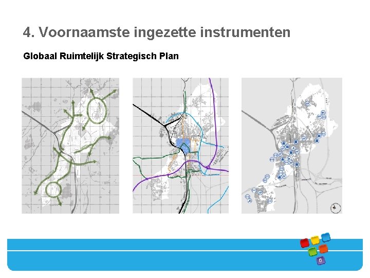 4. Voornaamste ingezette instrumenten Globaal Ruimtelijk Strategisch Plan 6 