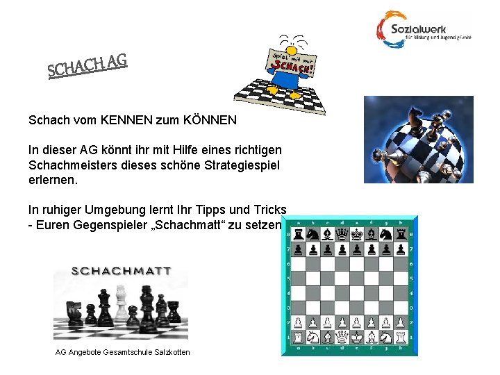 G A H C A H SC Schach vom KENNEN zum KÖNNEN In dieser