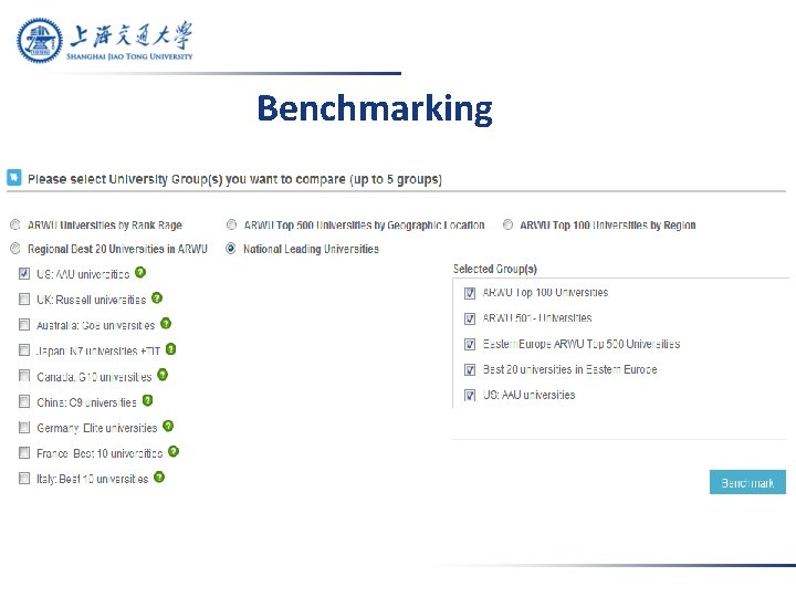 Benchmarking 