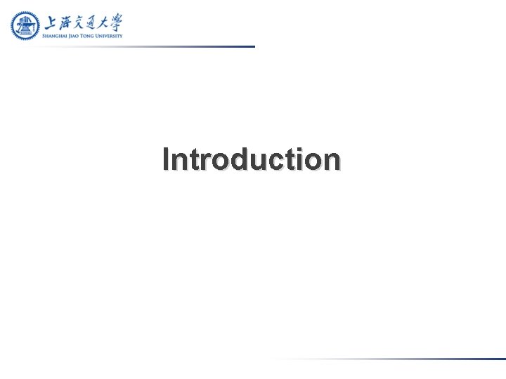 Introduction 