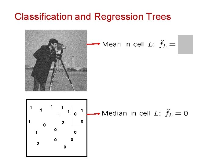 Classification and Regression Trees 1 1 1 1 0 0 0 0 0 1