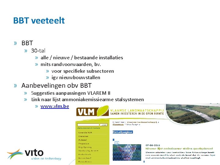 BBT veeteelt » BBT » 30 -tal » alle / nieuwe / bestaande installaties