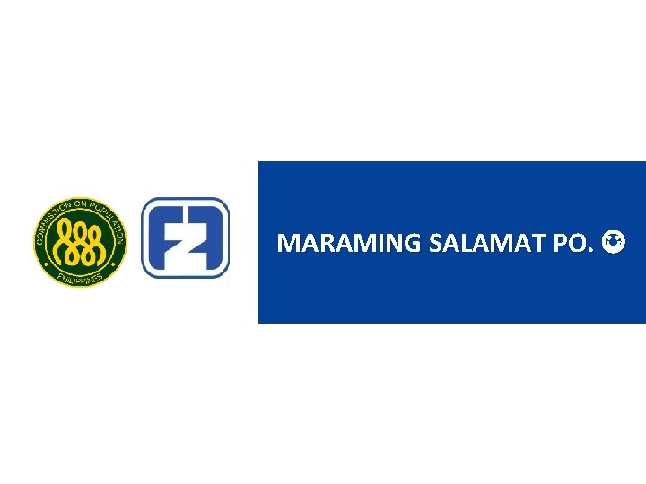MARAMING SALAMAT PO. 