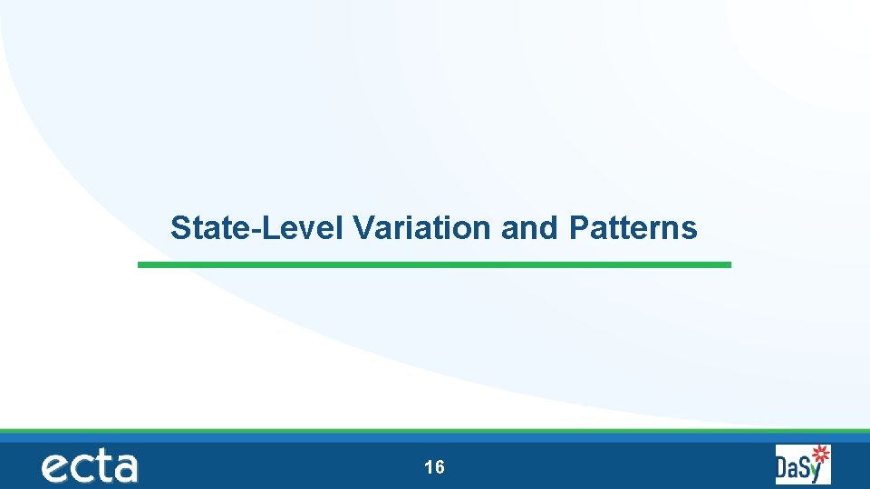 State-Level Variation and Patterns 16 