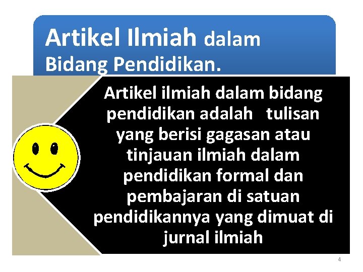 Artikel Ilmiah dalam Bidang Pendidikan. Artikel ilmiah dalam bidang pendidikan adalah tulisan yang berisi