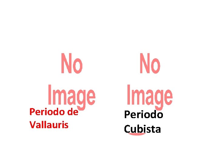 Periodo de Vallauris Periodo Cubista 