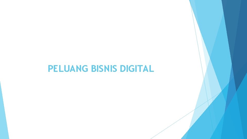 PELUANG BISNIS DIGITAL 