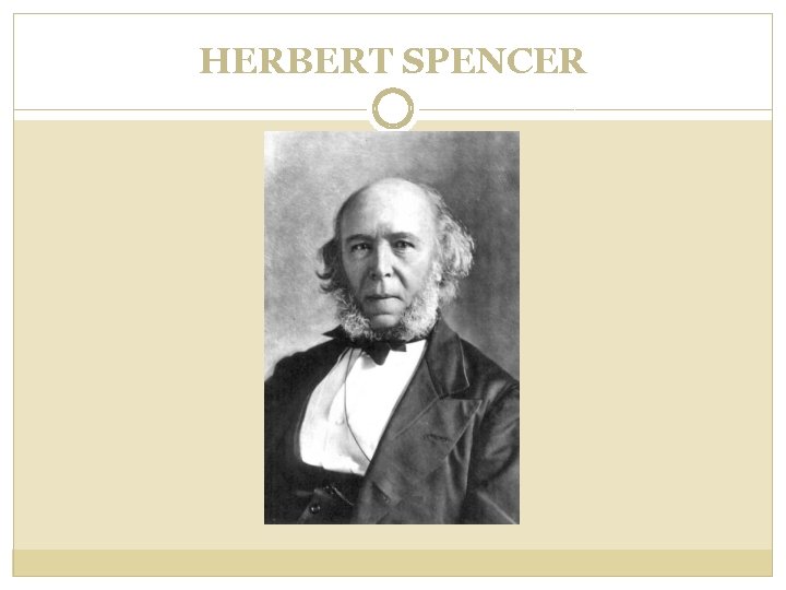 HERBERT SPENCER 