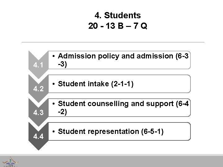 4. Students 20 - 13 B – 7 Q 4. 1 4. 2 4.
