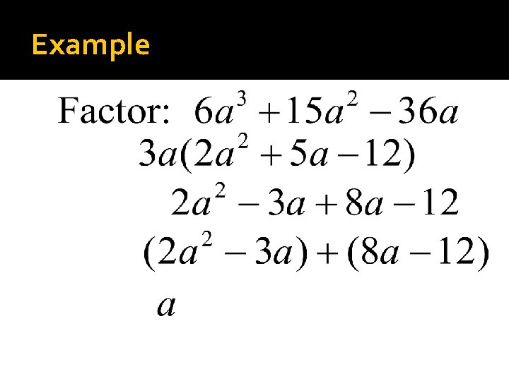 Example 
