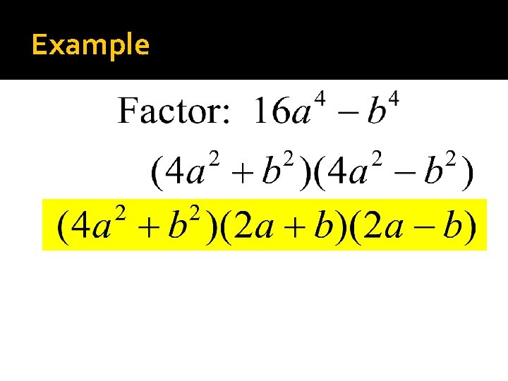 Example 