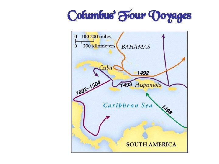 Columbus’ Four Voyages 
