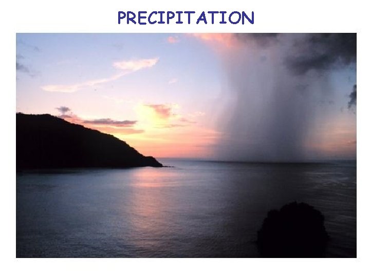 PRECIPITATION 