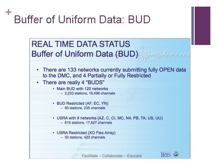 + Buffer of Uniform Data: BUD 