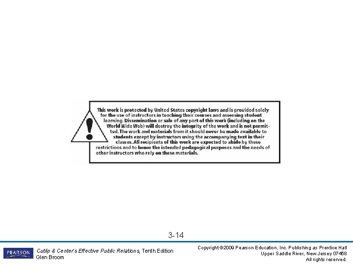 3 -14 Cutlip & Center's Effective Public Relations, Tenth Edition Glen Broom Copyright ©
