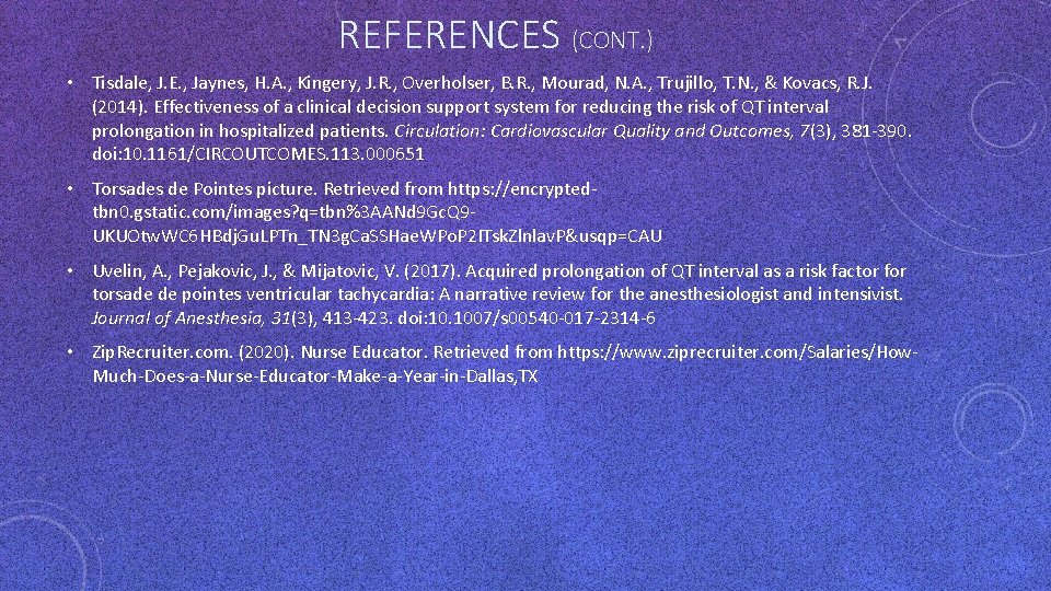 REFERENCES (CONT. ) • Tisdale, J. E. , Jaynes, H. A. , Kingery, J. REFERENCES (CONT. ) • Tisdale, J. E. , Jaynes, H. A. , Kingery, J.