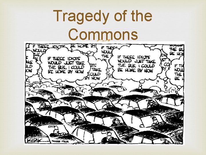 Tragedy of the Commons 