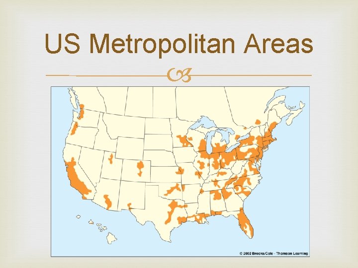 US Metropolitan Areas 