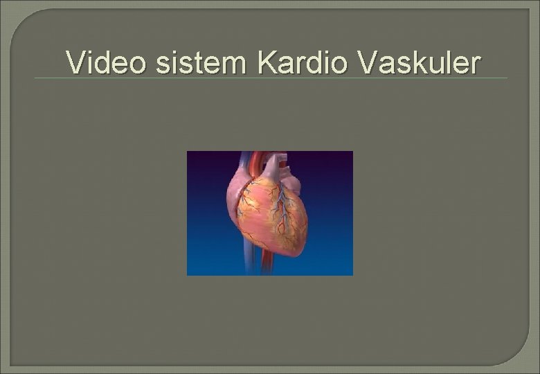 Video sistem Kardio Vaskuler 