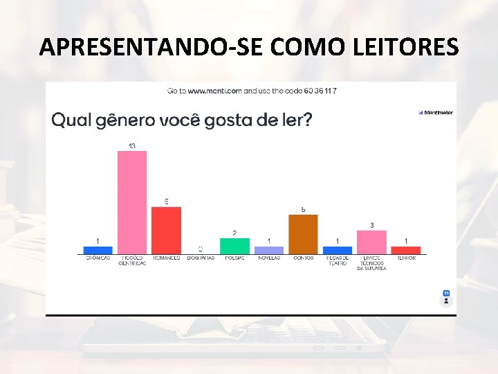 APRESENTANDO-SE COMO LEITORES 