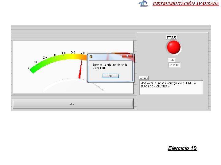 INSTRUMENTACIÓN AVANZADA Ejercicio 10 