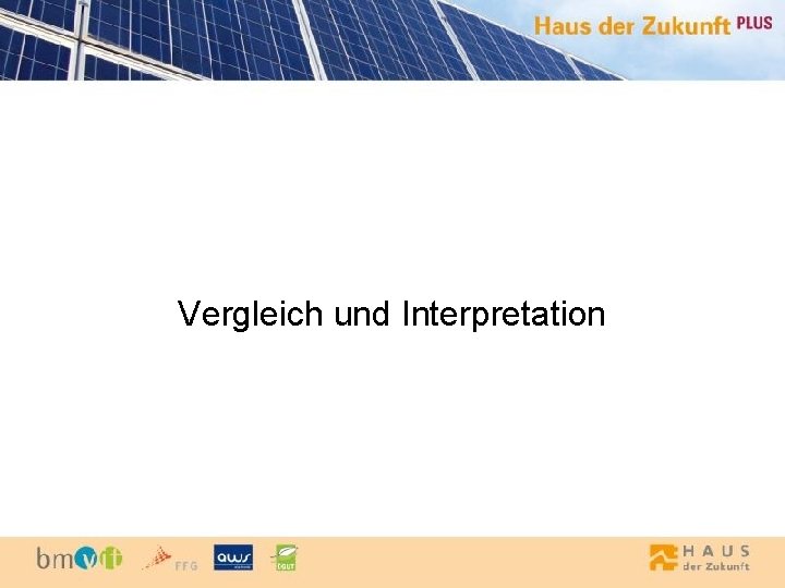 Vergleich und Interpretation 