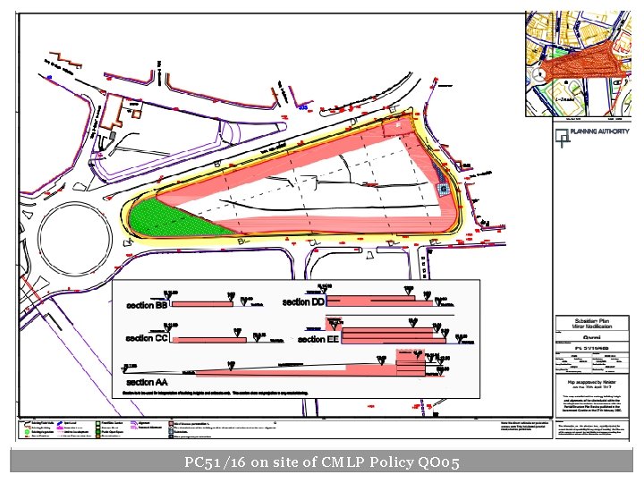 PC 51 /16 on site of CMLP Policy QO 05 
