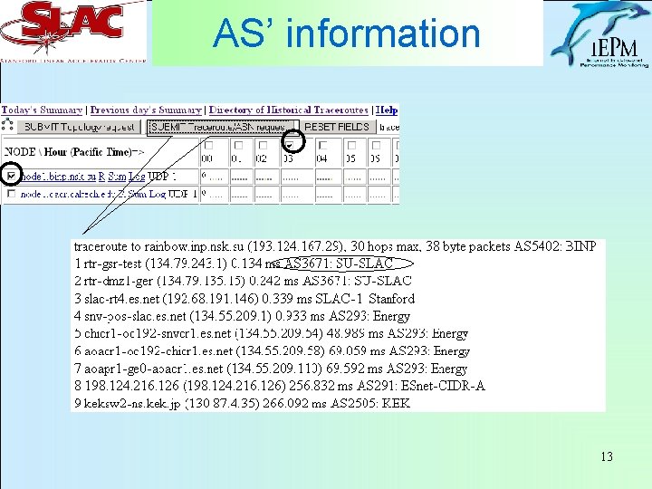 AS’ information 13 