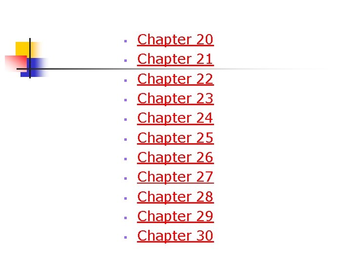 § § § Chapter Chapter Chapter 20 21 22 23 24 25 26 27