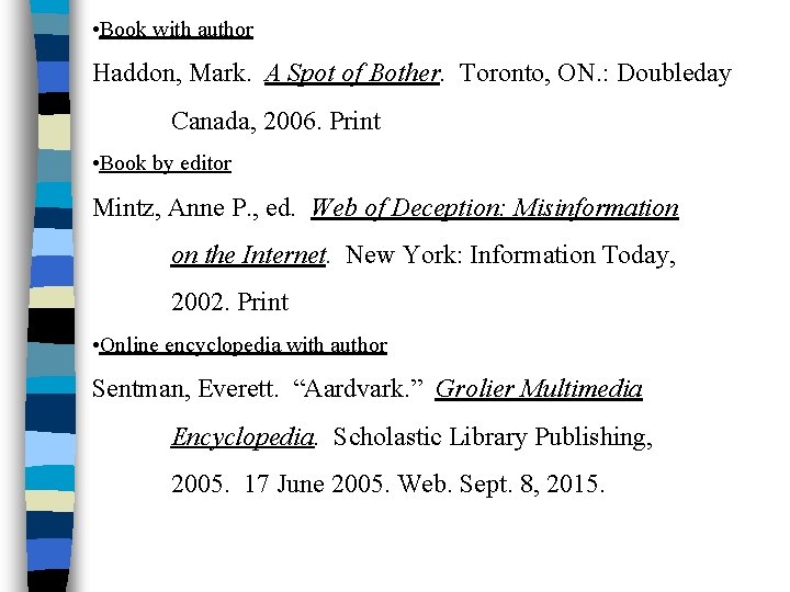  • Book with author Haddon, Mark. A Spot of Bother. Toronto, ON. :