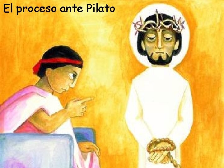 El proceso ante Pilato 