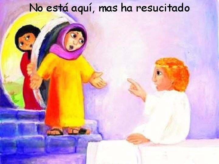 No está aquí, mas ha resucitado 