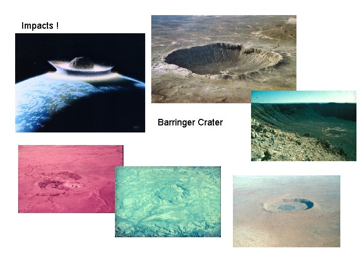 Impacts ! Barringer Crater 