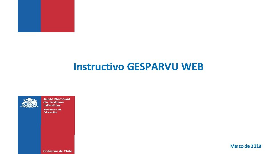 Instructivo GESPARVU WEB Marzo de 2019 