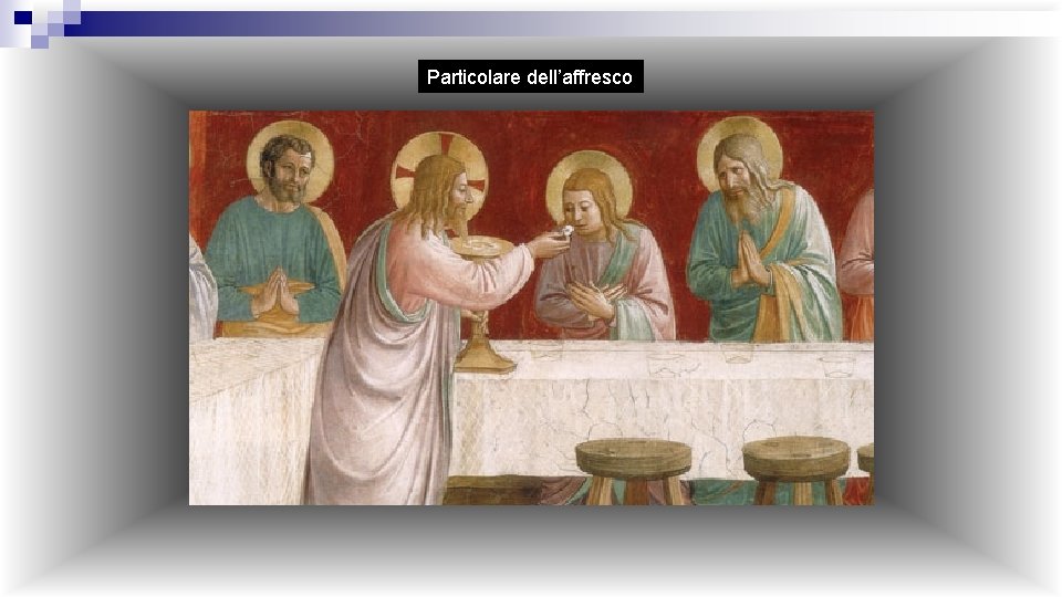 Particolare dell’affresco 