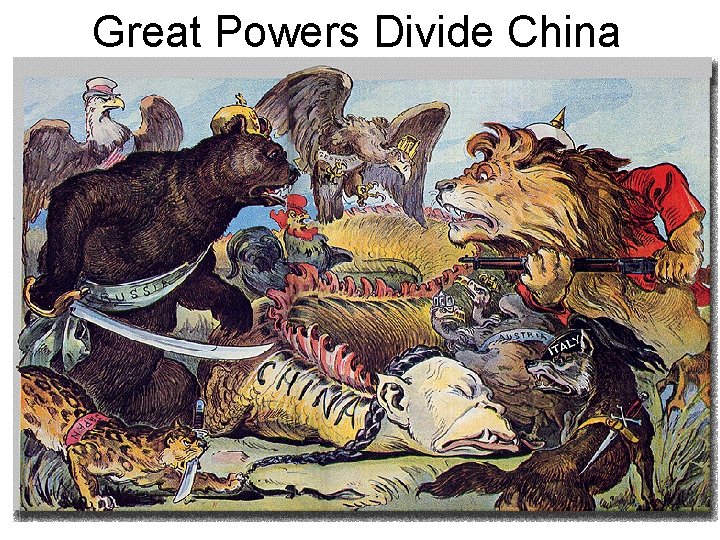 Great Powers Divide China 