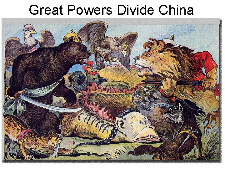 Great Powers Divide China 