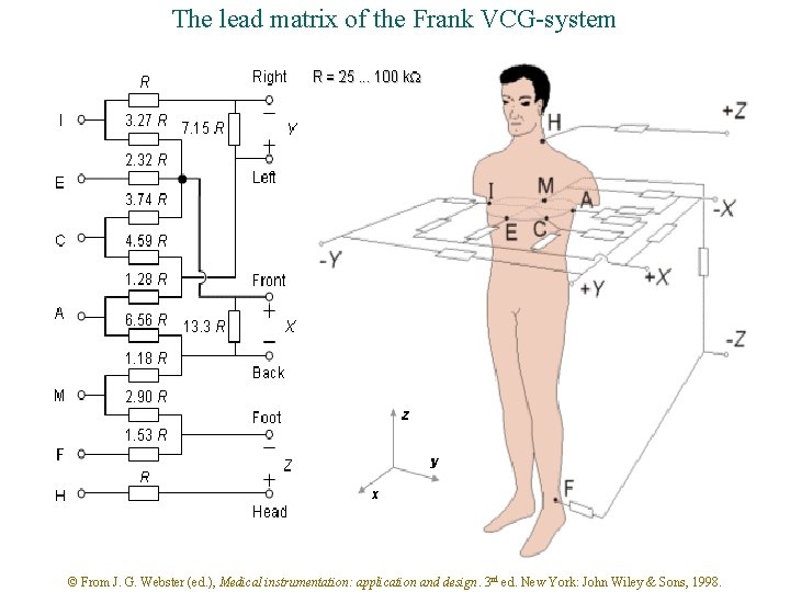 The lead matrix of the Frank VCG-system © From J. G. Webster (ed. ),