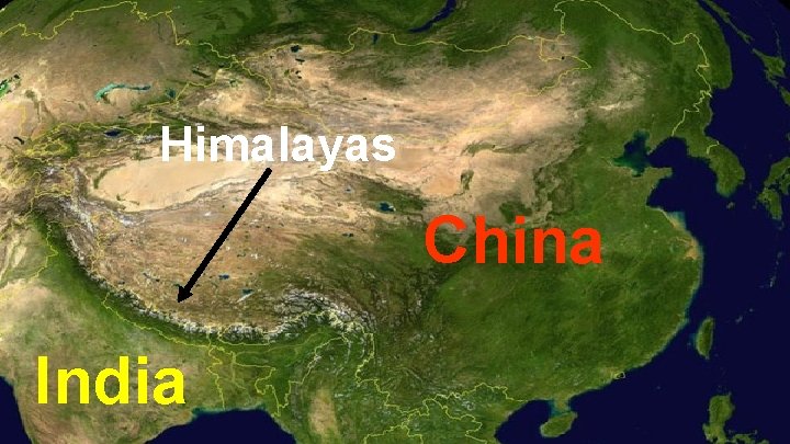 Himalayas China India 