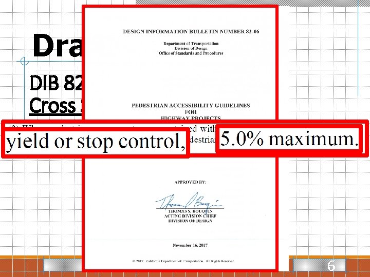 Draft PROWAG DIB 82 -06 – Section 4. 3. 5 Cross Slope 6 