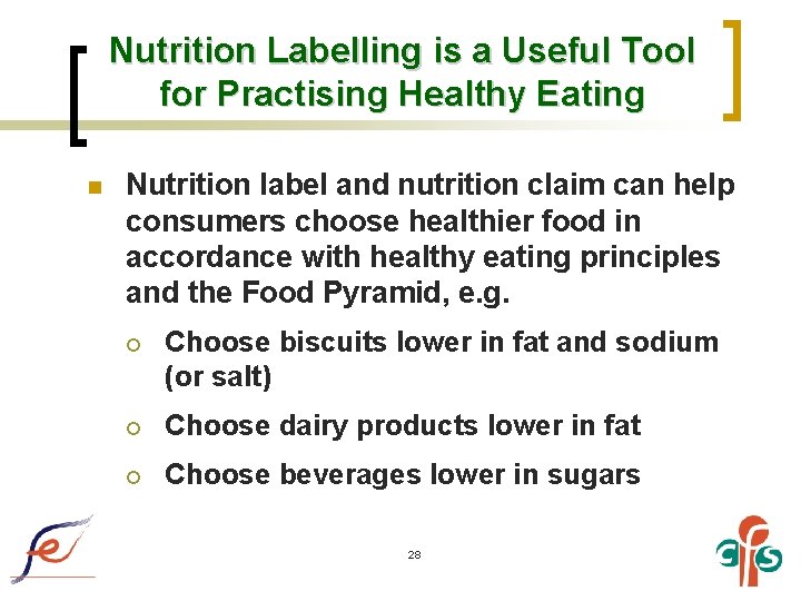 Nutrition Labelling is a Useful Tool for Practising Healthy Eating n Nutrition label and