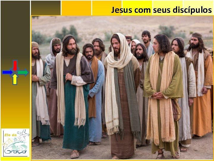 Jesus com seus discípulos 